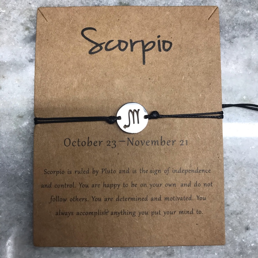 Zodiac Sign Scorpio Bracelet
